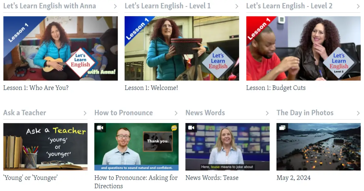 VOA English lessons for beginners